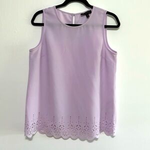 Banana Republic lavender tank top laces​